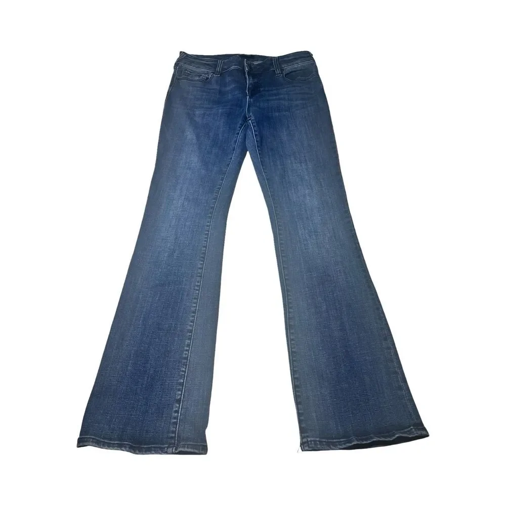 True Religion‎ Becca Mid Rise Bootcut Jeans Dark Wash Blue Size 29 205058B